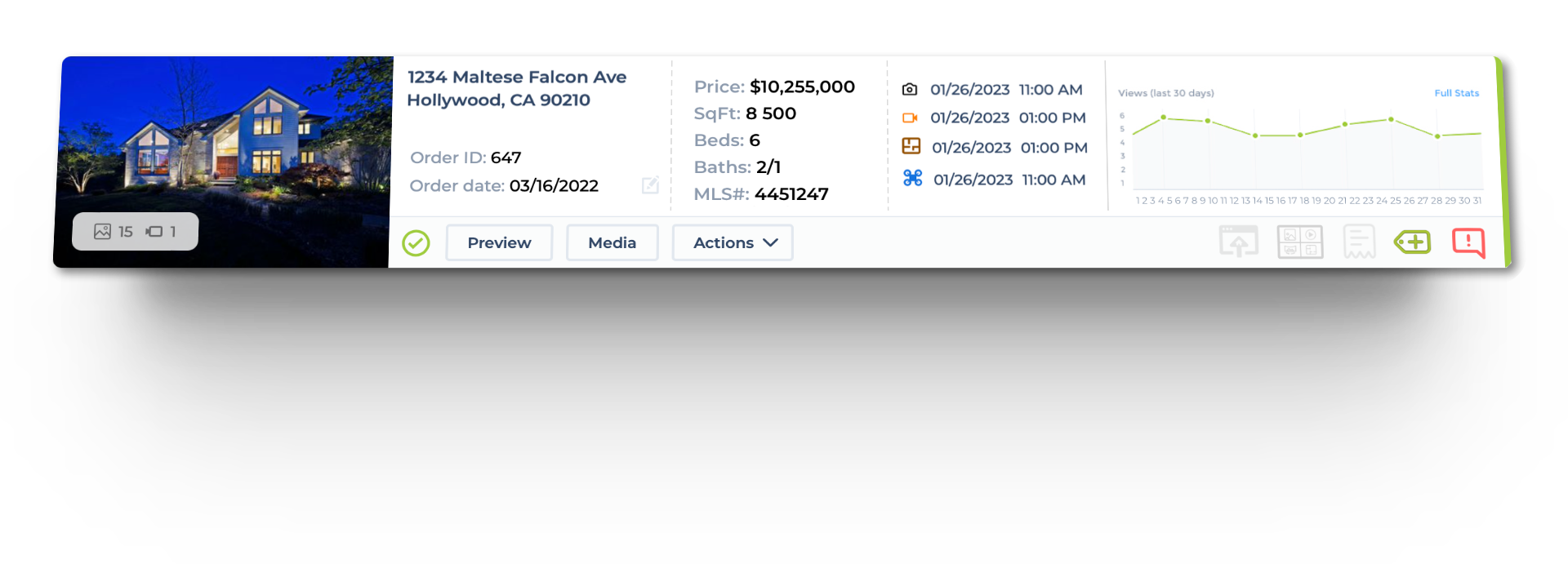 State of the art real estate content management platform
